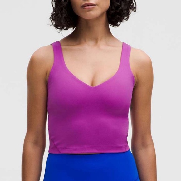 lululemon athletica Tops - Lululemon Align Tank Top Light Support Vivid Plum Size 6